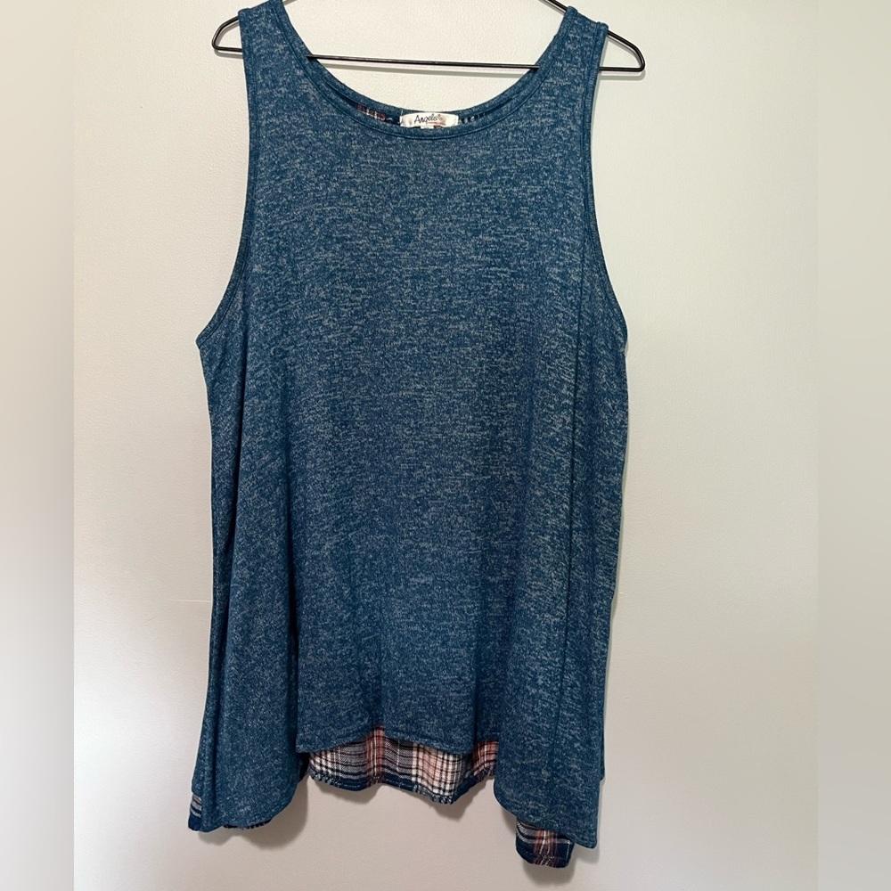 Angels Forever Young Blue XL Tank Top.